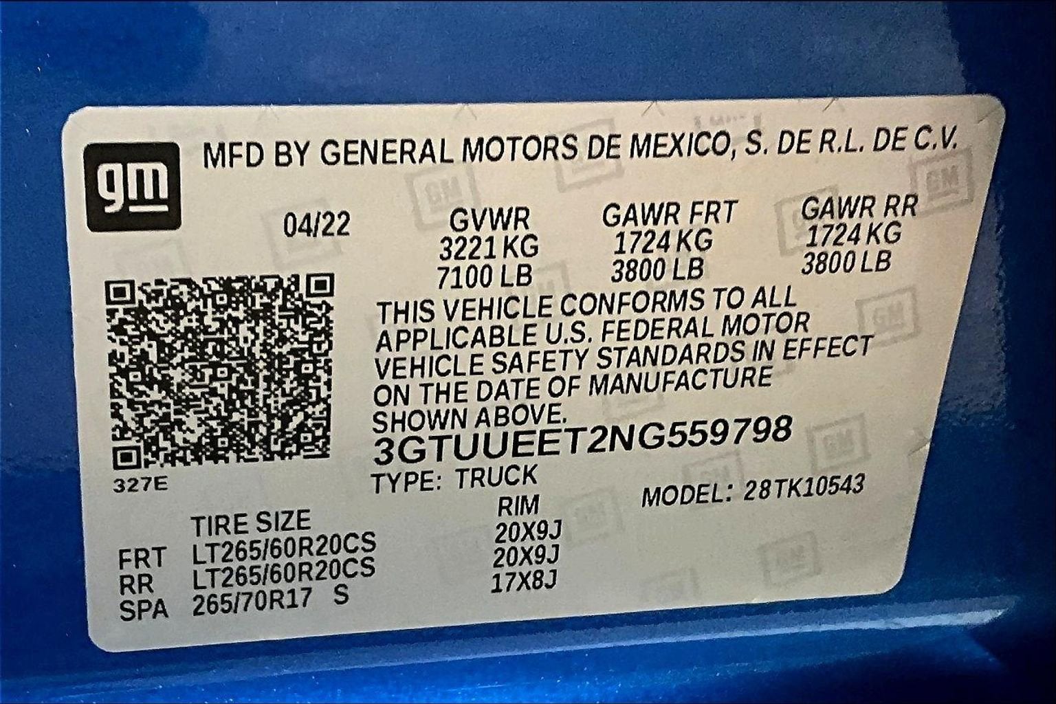 2022 GMC Sierra 1500 AT4