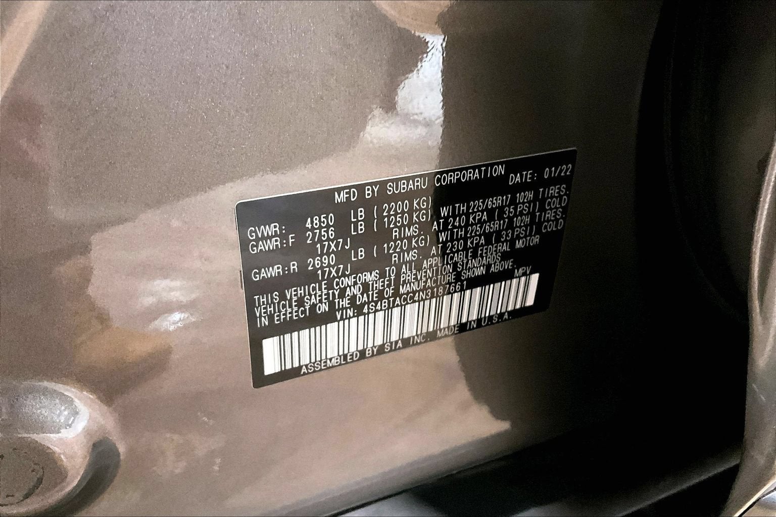 2022 Subaru Outback Premium