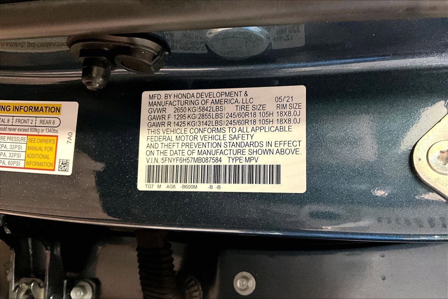 2021 Honda Pilot EX-L
