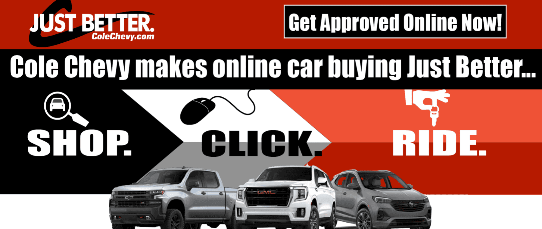 Buying vehicles online made easy at Cole GMC WV Bluefield WV